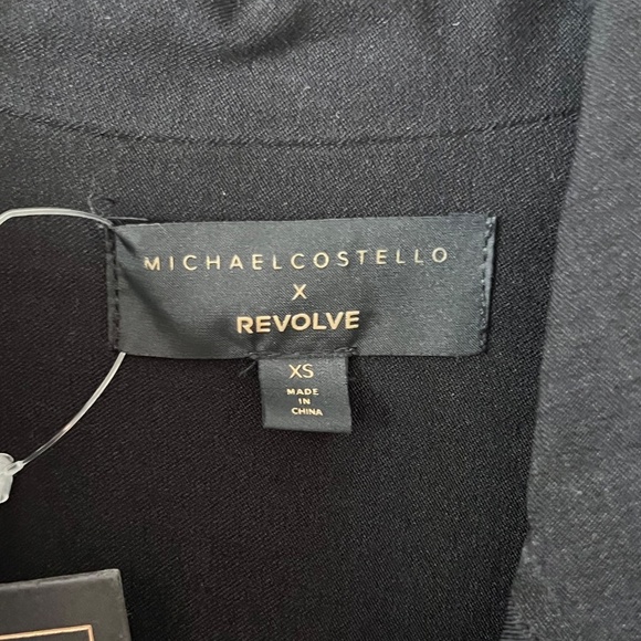 Michael Costello x REVOLVE Chase Jacket Dress in Black Size XS NWT - Picture 6 of 9